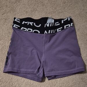 Nike Women's Athletic Spandex in Purple and Black